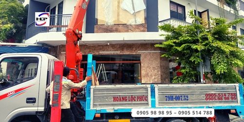 Dịch vụ xe cẩu hàng ở nha trang